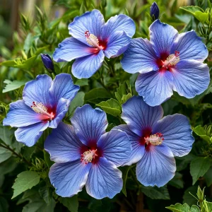 Гибискус садовый Блуминг Квин купить по цене от 259р. в интернет-магазине «Посадика» с доставкой почтой в в Мещовске и по всей России – [изображение №1].