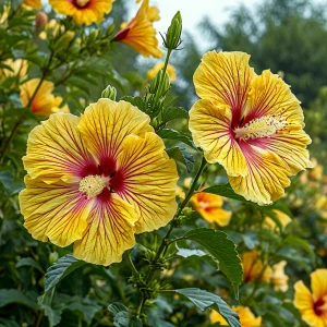 Гибискус Свит Соната купить по цене от 249р. в интернет-магазине «Посадика» с доставкой почтой в в Мещовске и по всей России – [изображение №1].