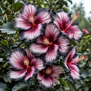 Гибискус садовый Самер Бридж купить по цене от 306р. в интернет-магазине «Посадика» с доставкой почтой в в Мещовске и по всей России – [изображение №1].